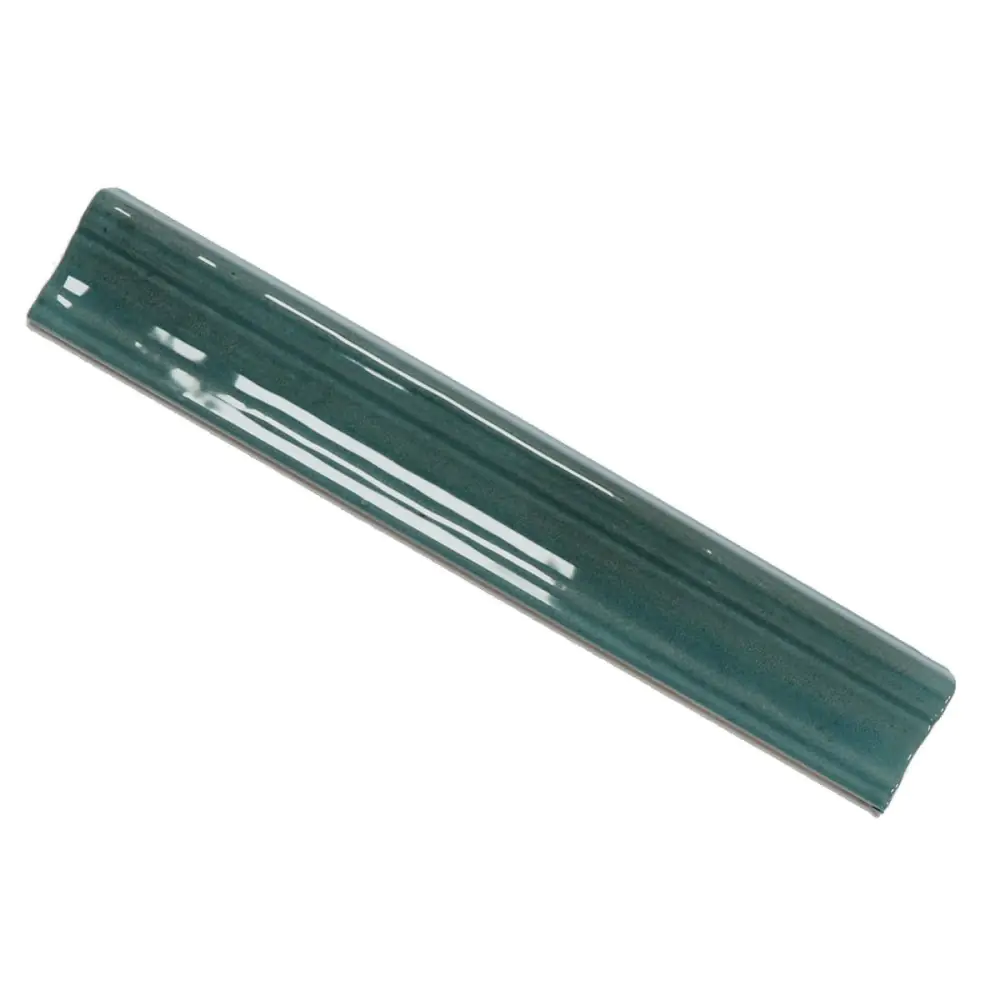 Abschlussbordüre Cifre Opal emerald smaragd grün 5x30 cm I.Sorte Abschlussbordüre Cifre Opal emerald smaragd grün 5x30 cm I.Sorte