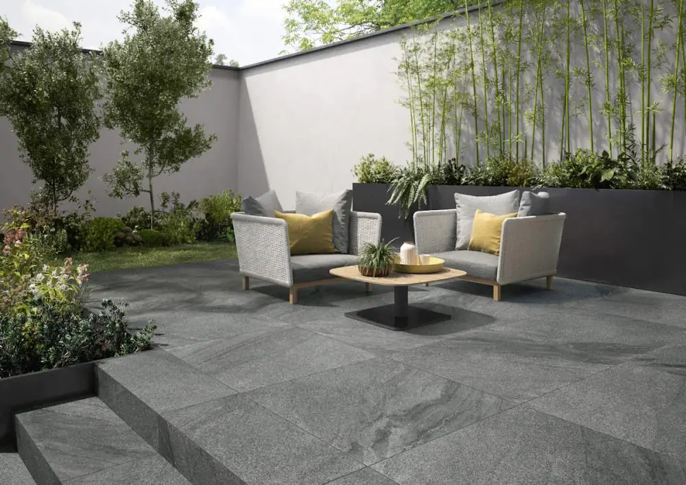 Terrassenplatte Villeroy & Boch 2989 GS90 Mont Blanc Garden carbon anthrazit 80x80 cm Terrassenplatte Villeroy & Boch 2989 GS90 Mont Blanc Garden carbon anthrazit 80x80 cm