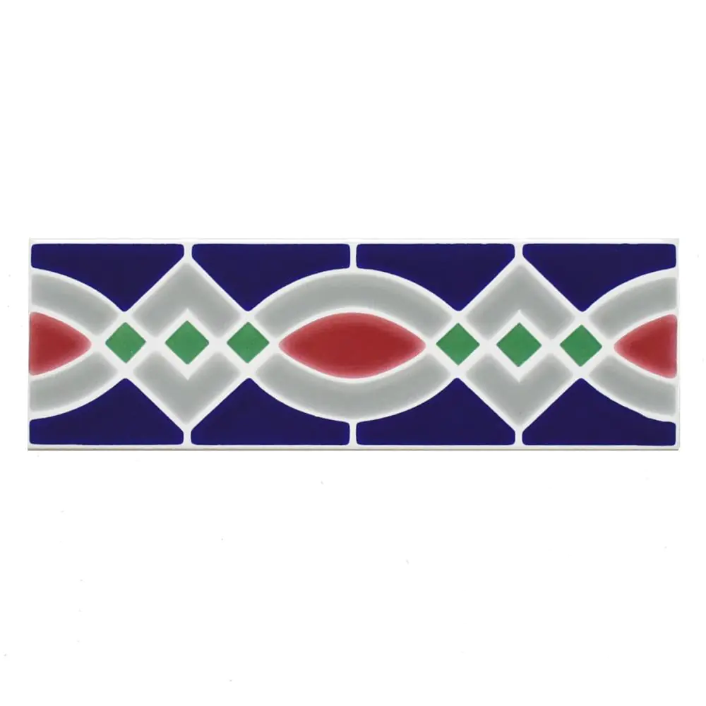 Bordüre Villeroy & Boch Nr.986 1483 SH78 Creative System Tanger mehrfarbig 6,5x20 cm I.Sorte