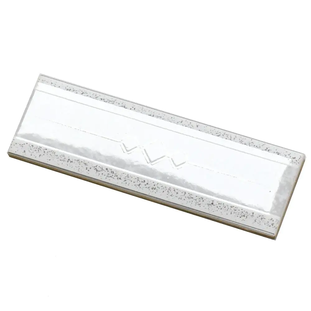 Bordüre Nr.615 weiß silber grau 5x20 cm