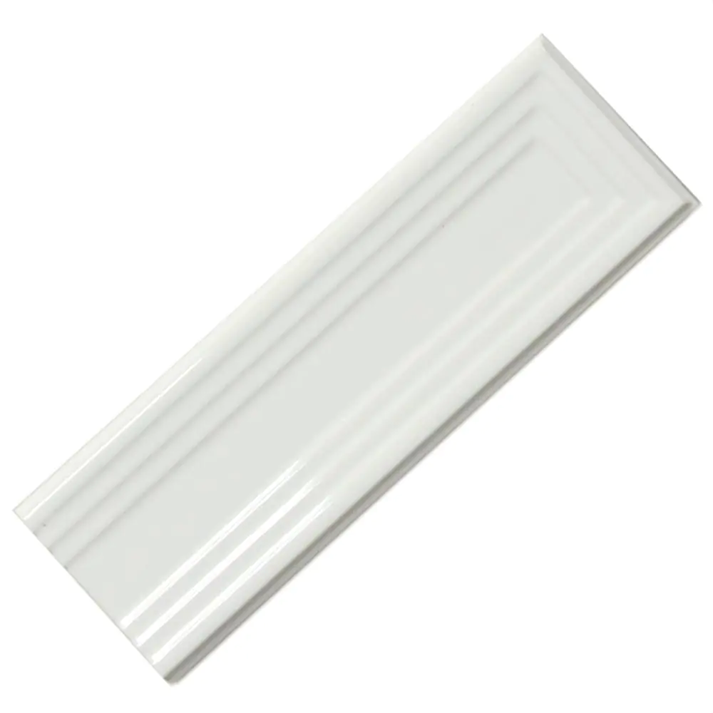 Bordüre Villeroy & Boch 1728 FL09 White Classic weiß 10x30 cm I.Sorte Bordüre Villeroy & Boch 1728 FL09 White Classic weiß 10x30 cm I.Sorte
