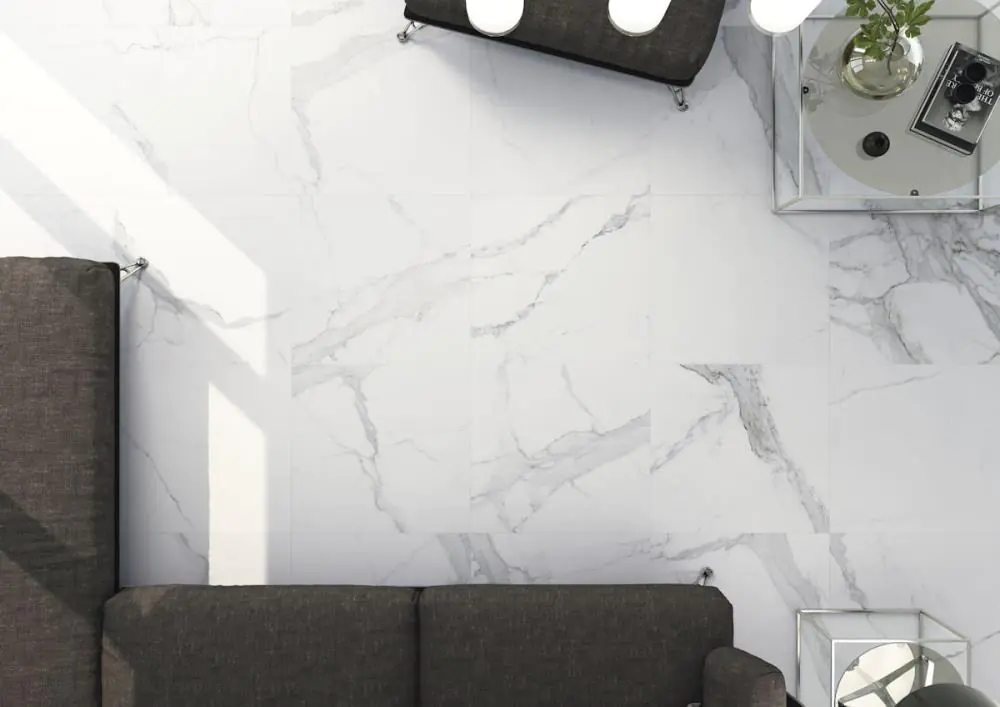 Bodenfliese Cifre Statuario mate weiß grau 60x120 cm I.Sorte Bodenfliese Cifre Statuario mate weiß grau 60x120 cm I.Sorte