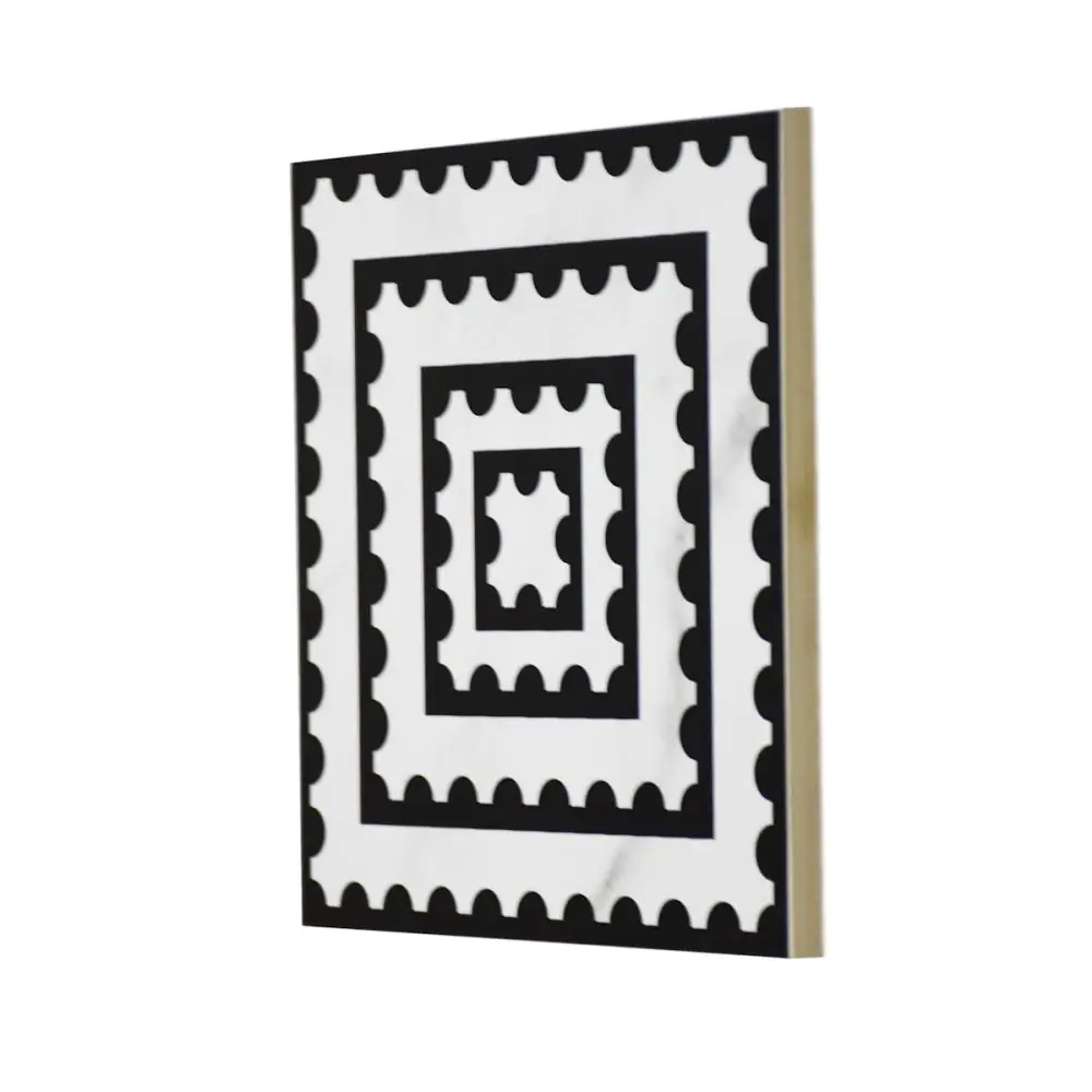 Wandfliese Dekor Villeroy & Boch 1222 MK0H Victorian white perforated schwarz weiß 20x20 cm Wandfliese Dekor Villeroy & Boch 1222 MK0H Victorian white perforated schwarz weiß 20x20 cm