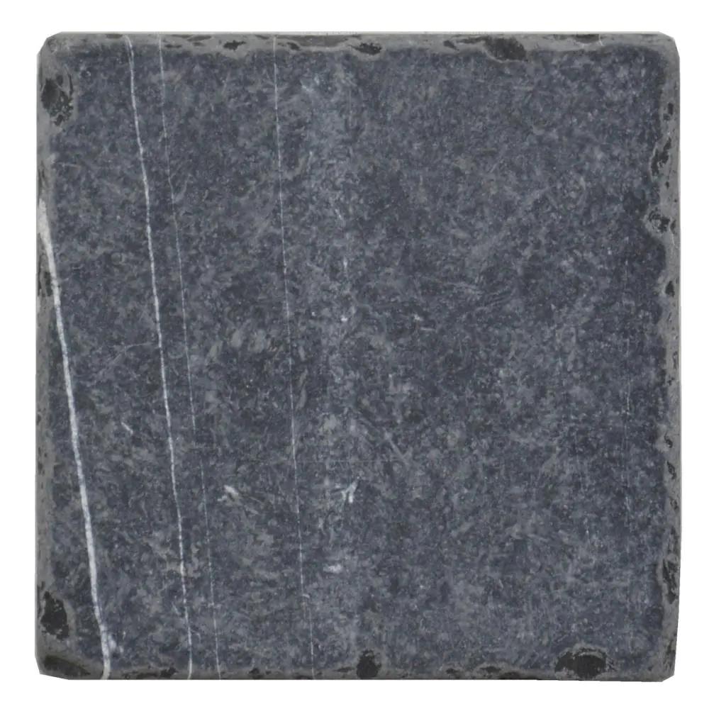 Bodenfliese Marmor Made in Italy NDM030A-0 nero schwarz getrommelt 10x10 cm Bodenfliese Marmor Made in Italy NDM030A-0 nero schwarz getrommelt 10x10 cm