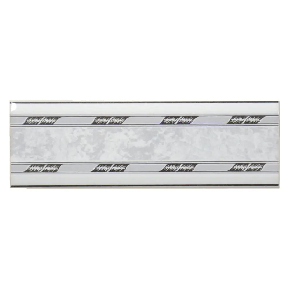 Bordüre Nr.437 grau anthrazit weiß 5x15 cm