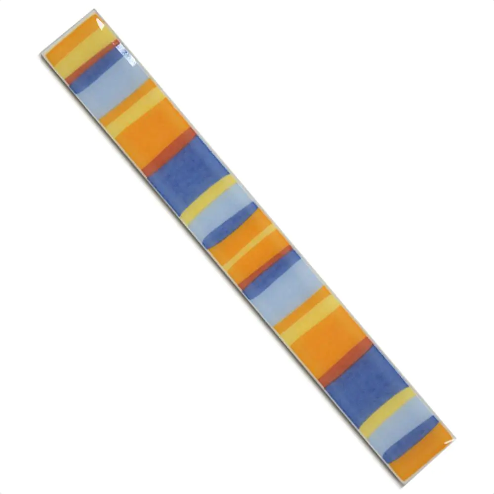Bordüre Villeroy & Boch 1454 KL36 Enjoy blau orange bunt 3x25 cm I.Sorte Bordüre Villeroy & Boch 1454 KL36 Enjoy blau orange bunt 3x25 cm I.Sorte