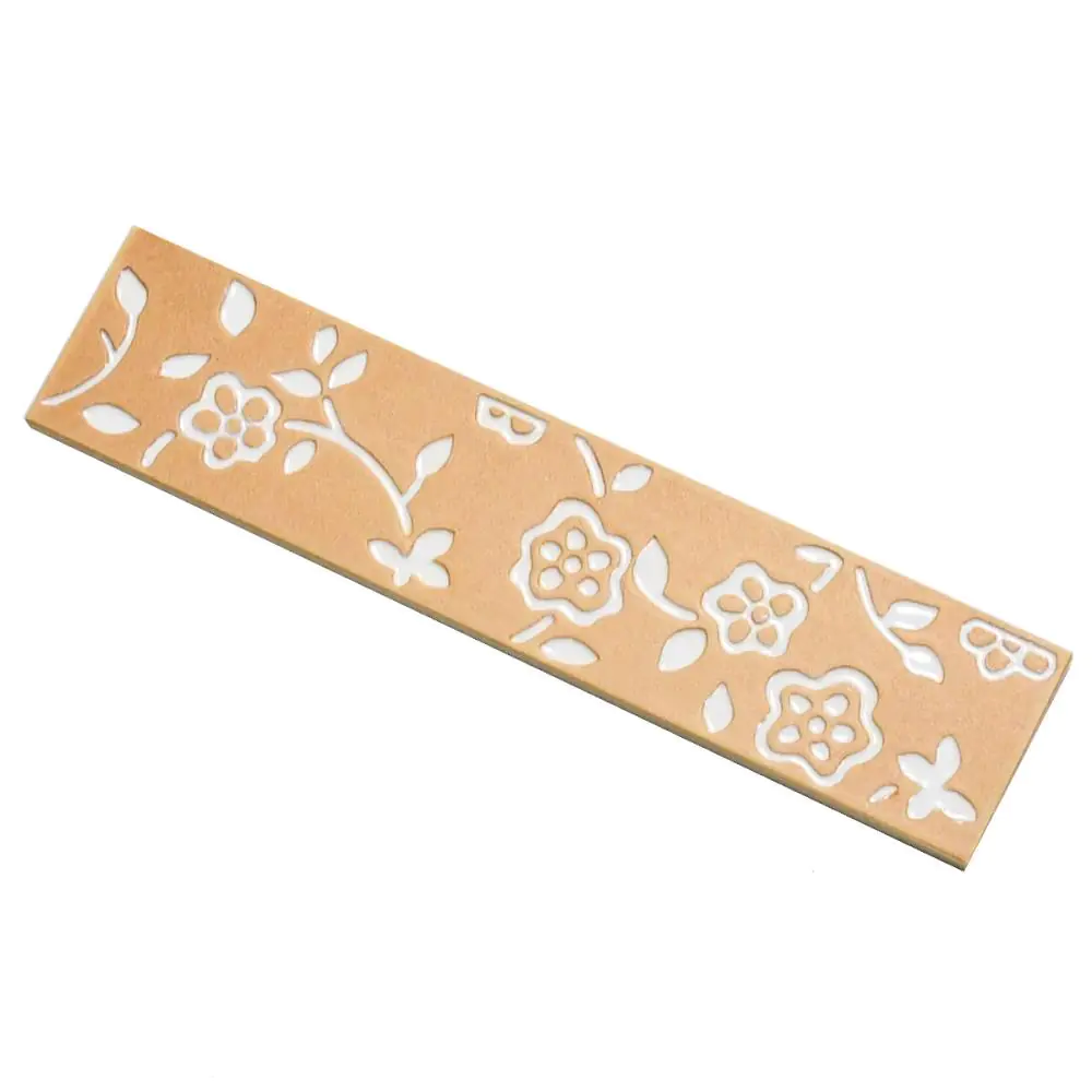 Bordüre Villeroy & Boch Nr.754 1814 WB02 White Energy mehrfarbig 7x30 cm I.Sorte