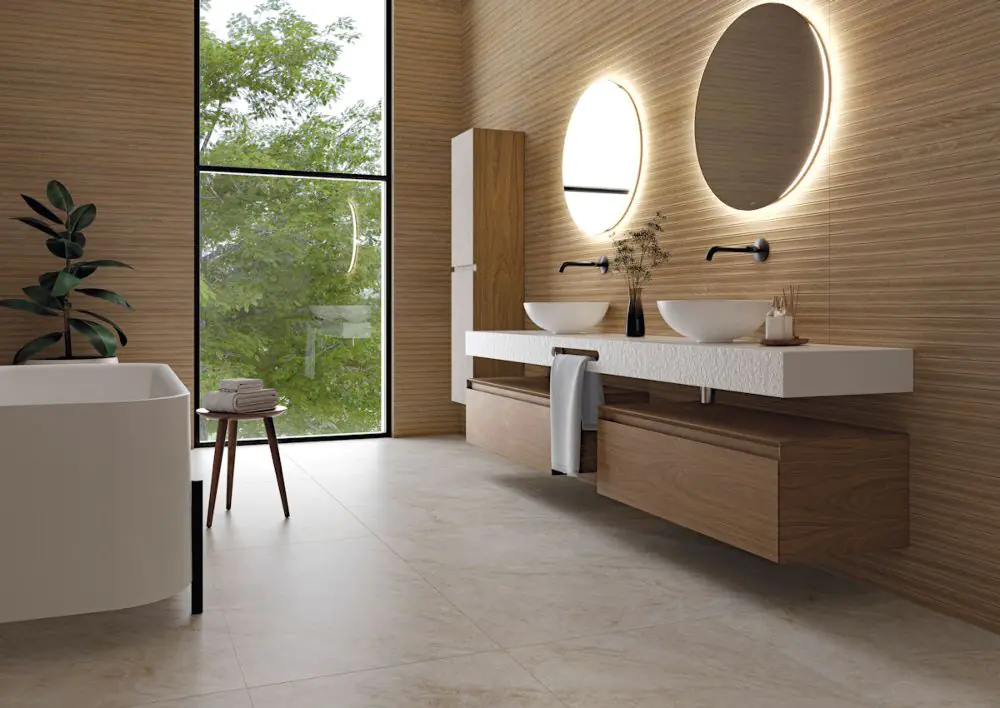 Wandfliese Cifre Marlon nature mate beige 40x120 cm I.Sorte