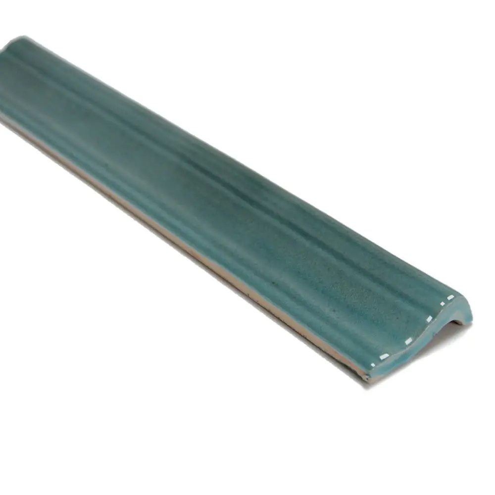 Abschlussbordüre Cifre Opal emerald smaragd grün 5x30 cm I.Sorte Abschlussbordüre Cifre Opal emerald smaragd grün 5x30 cm I.Sorte