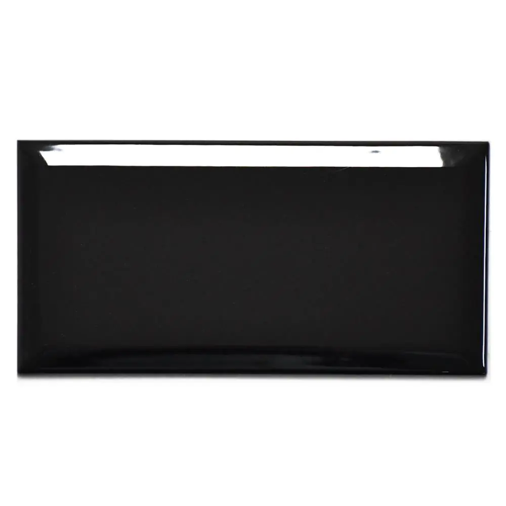 Villeroy & Boch Wandfliese 1290 B501 Colorvision ebony black Facette 10x20 cm I.Sorte