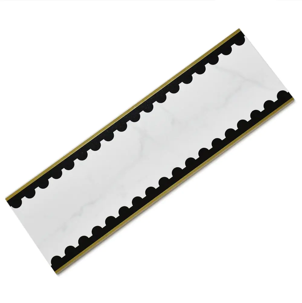 Bordüre Villeroy & Boch 1428 MKB1 Victorian gold perforated gold schwarz weiß 12,5x40 cm I.Sorte