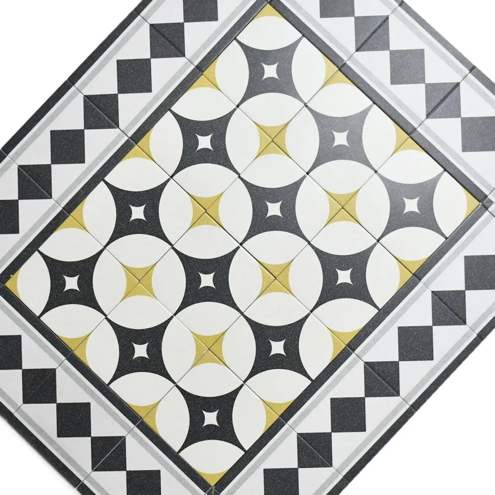 Bodenfliese Dekor Villeroy & Boch 2220 AM2I Alt Mettlach 2.0 mehrfarbig 20x20 cm I.Sorte