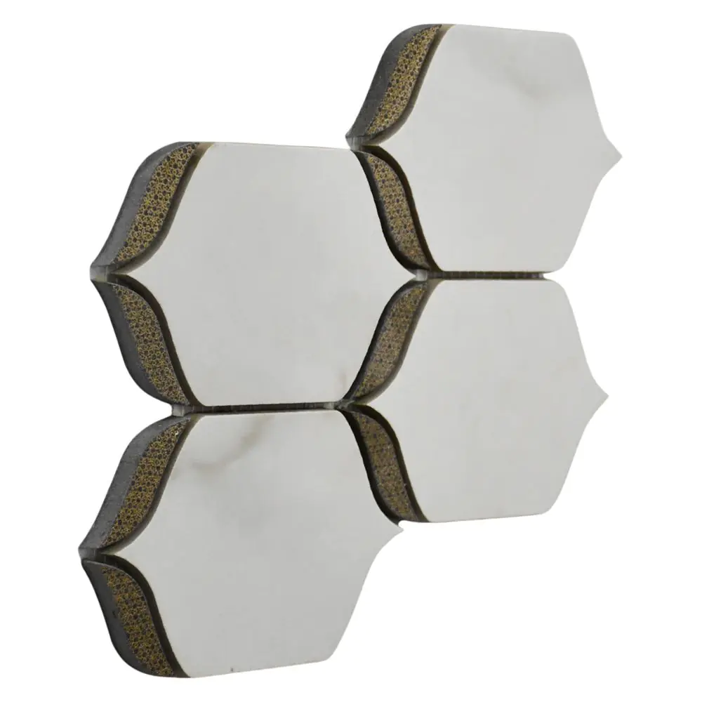 Wandfliese Dekor Villeroy & Boch 2045 ZN1P Nocturne white weiß 20x25 cm I.Sorte