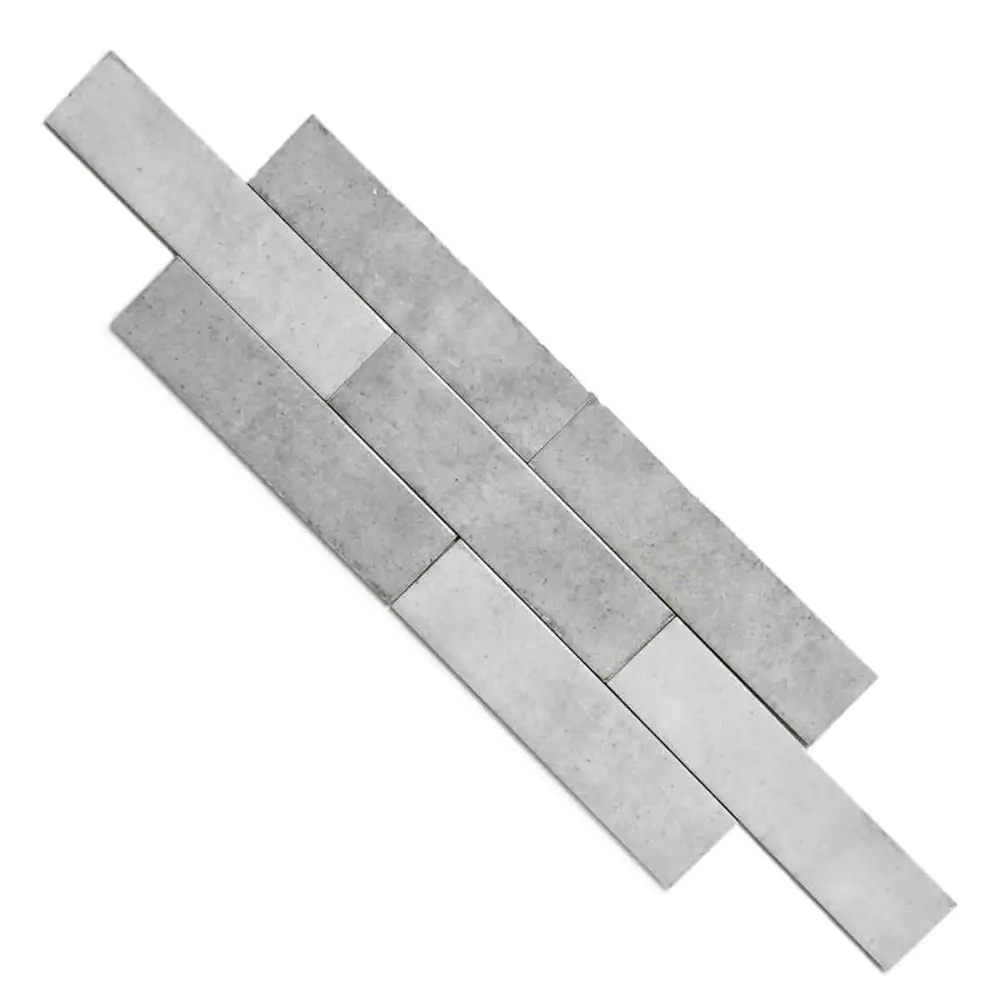 Wandfliese Equipe Ceramicas 26873 Tribeca grey whisper hellgrau 6x24,6 cm I.Sorte