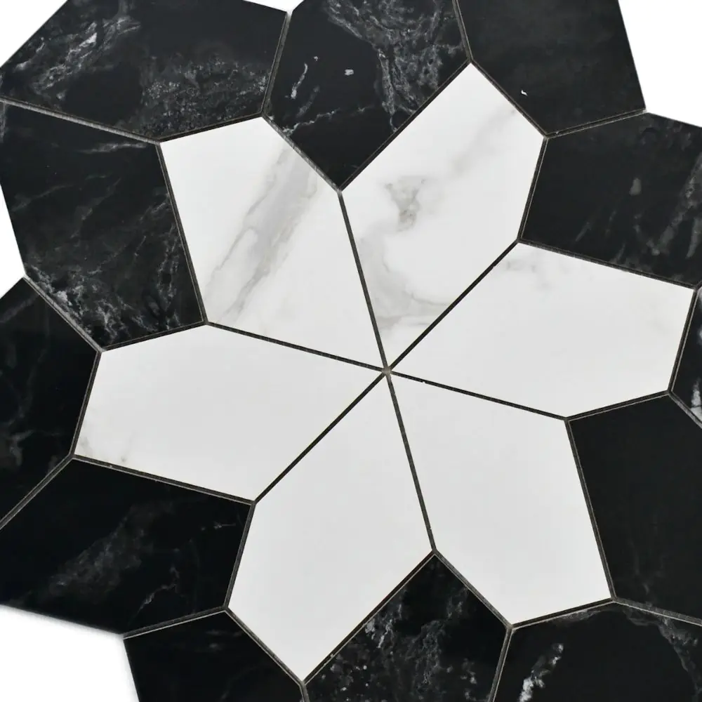 Wandfliese Dekor Villeroy & Boch 2044 ZN9P Nocturne black  60x60 cm I.Sorte