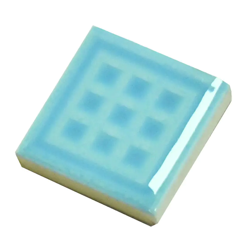Mosaik Einleger Villeroy & Boch Nr.837 hellblau 5x5 cm I.Sorte