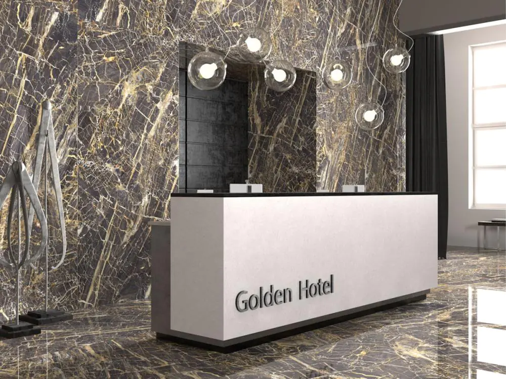 Mosaik Cifre Golden black pulido schwarz gold