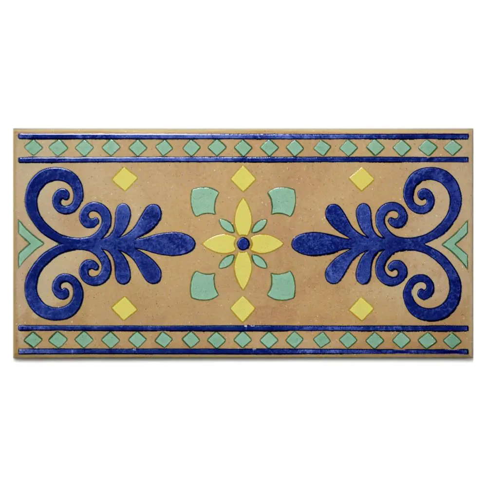 Bordüre Villeroy & Boch 3353 FJ18 Bastia kalkstein mehrfarbig 16,5x33 cm I.Sorte Bordüre Villeroy & Boch 3353 FJ18 Bastia kalkstein mehrfarbig 16,5x33 cm I.Sorte
