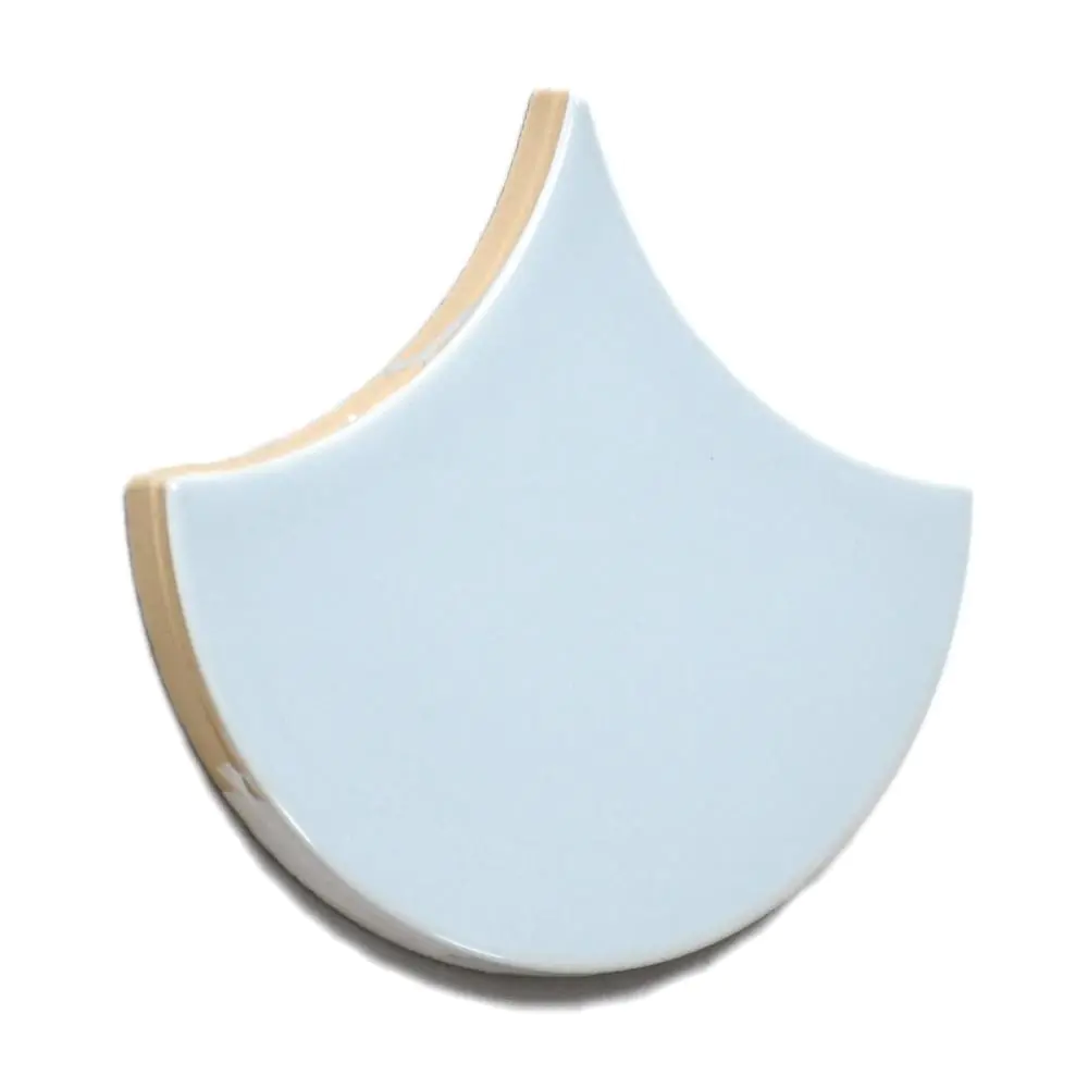Wandfliese Equipe Ceramicas 23290 Scale Fan sky blue hellblau 10,6x12 cm I.Sorte