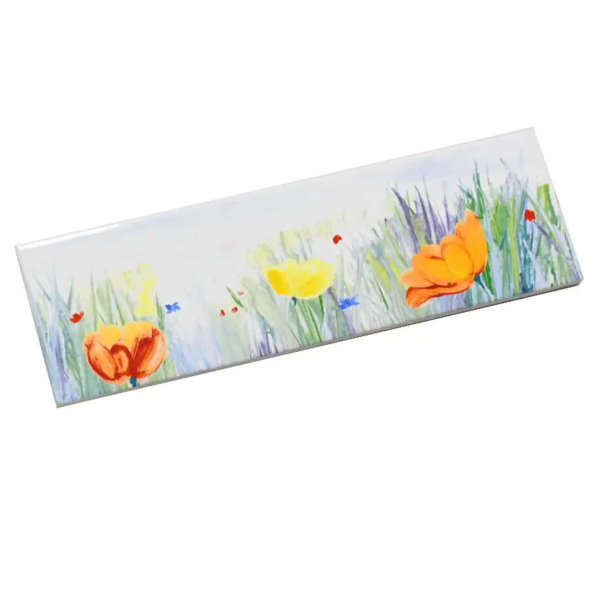 Bordüre Villeroy & Boch Nr.839 1456 KC15 Multiply mehrfarbig 7,5x25 cm I.Sorte