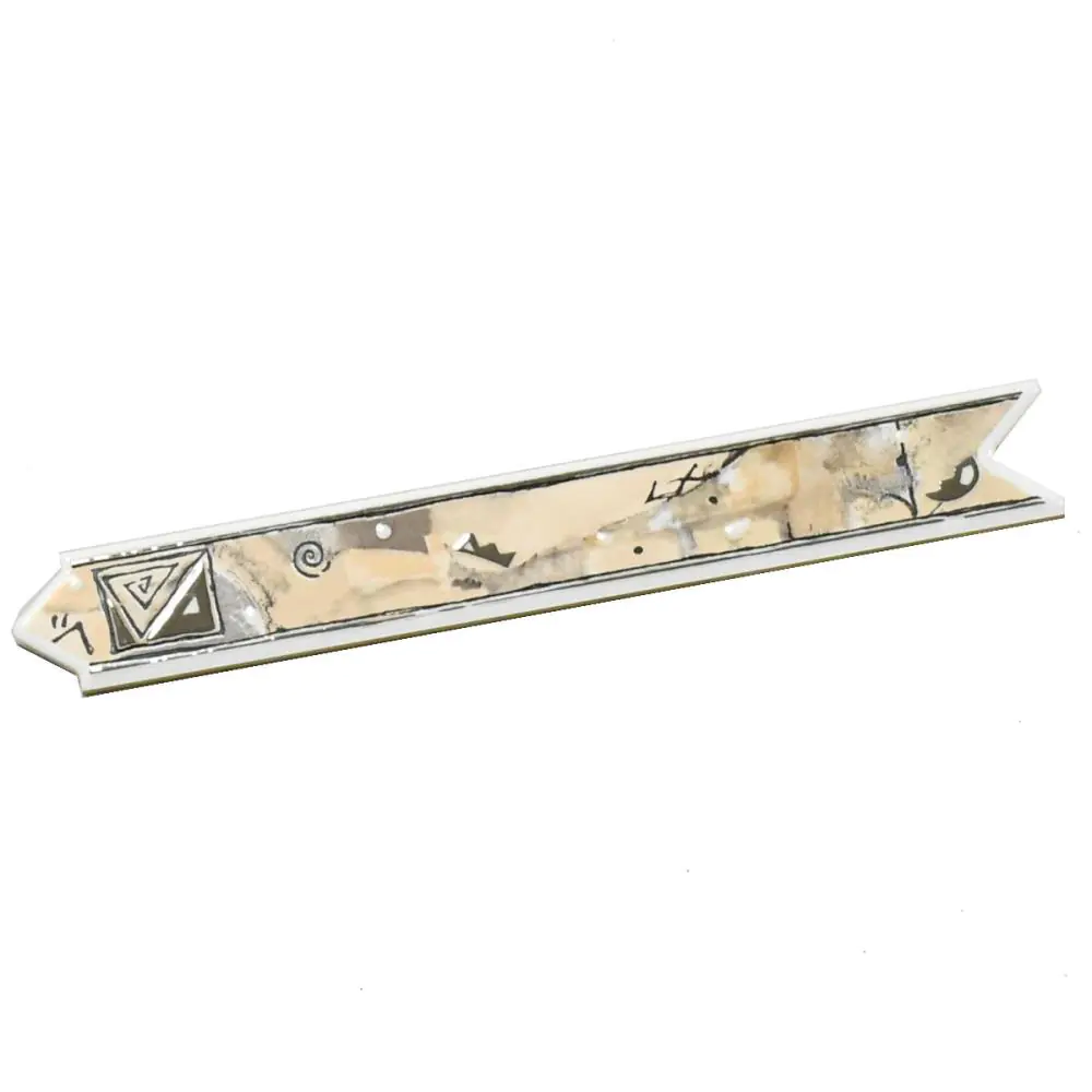 Bordüre HPH Placke Nr.637 Mini-Morella beige grau silber 3,5x25 cm