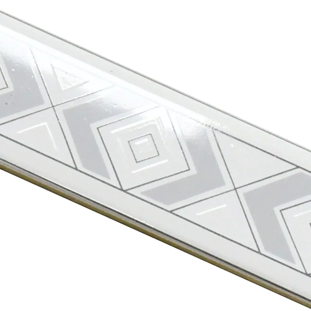 Bordüre Nr.657 weiß ivory grau 5x20 cm