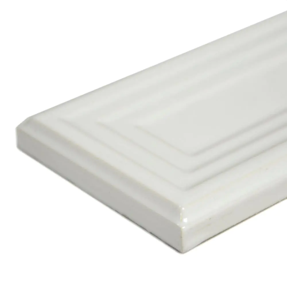 Bordüre Villeroy & Boch 1728 FL09 White Classic weiß 10x30 cm I.Sorte Bordüre Villeroy & Boch 1728 FL09 White Classic weiß 10x30 cm I.Sorte
