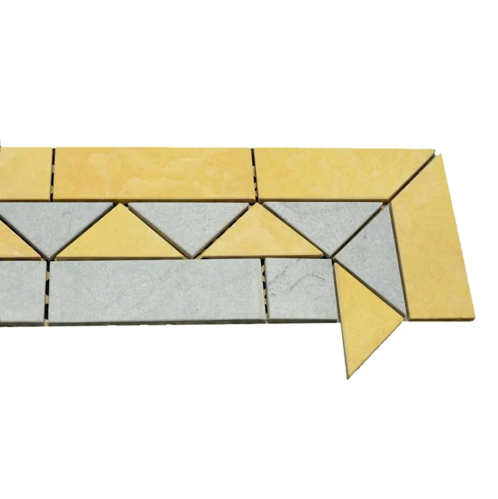Bordürenecke Villeroy & Boch 2196 8343 Indian Stone grau ocker 15x15 cm Bordürenecke Villeroy & Boch 2196 8343 Indian Stone grau ocker 15x15 cm
