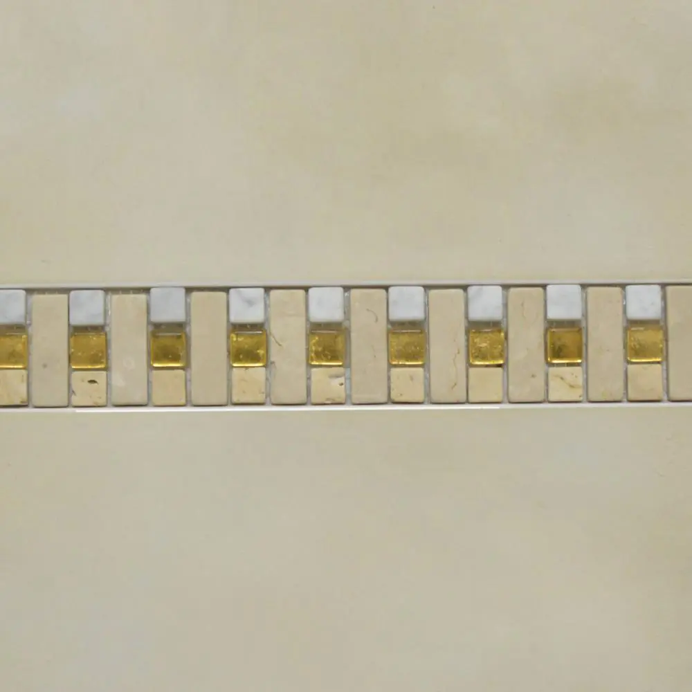 Bordüre Foredil vari goldcreme beige weiß 5x30 cm Bordüre Foredil vari goldcreme beige weiß 5x30 cm