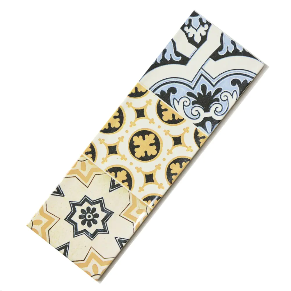 Wandfliese Dekor Cifre Bulevar warm multicolor 10x30 cm I.Sorte Wandfliese Dekor Cifre Bulevar warm multicolor 10x30 cm I.Sorte