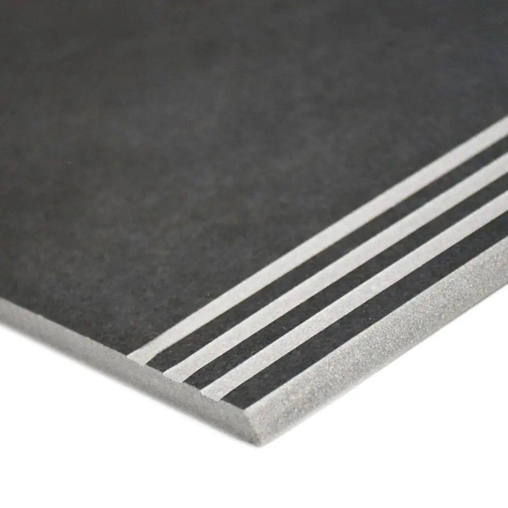 Treppenauftritt Villeroy & Boch 2358 ZM91 X-Plane schwarz 30x120 cm I.Sorte