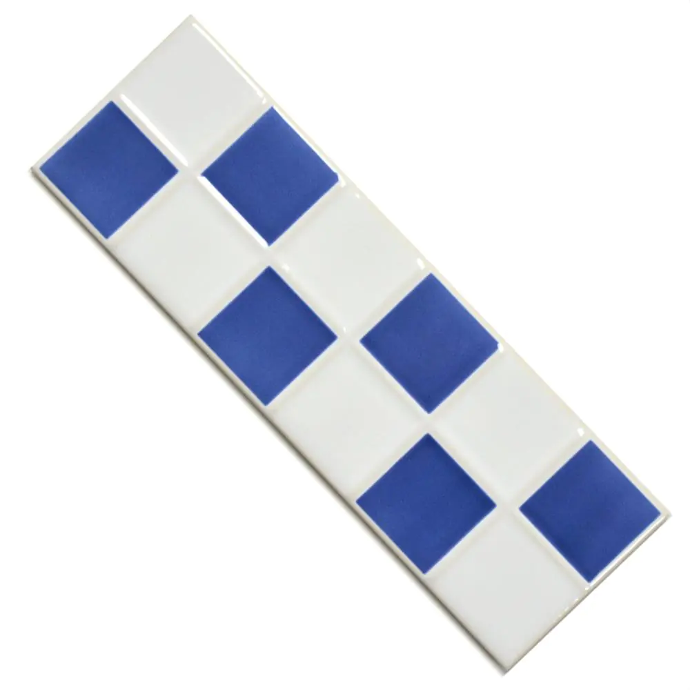 Bordüre Villeroy & Boch 1475 CS19 Creative System ozeanblau weiß 6,5x20 cm I.Sorte Bordüre Villeroy & Boch 1475 CS19 Creative System ozeanblau weiß 6,5x20 cm I.Sorte