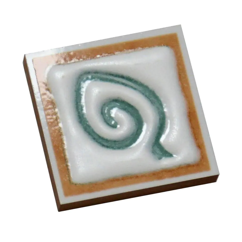 Mosaik Einleger Gaya Manises Dekor B Blatt grün weiß 5x5 cm I.Sorte Mosaik Einleger Gaya Manises Dekor B Blatt grün weiß 5x5 cm I.Sorte