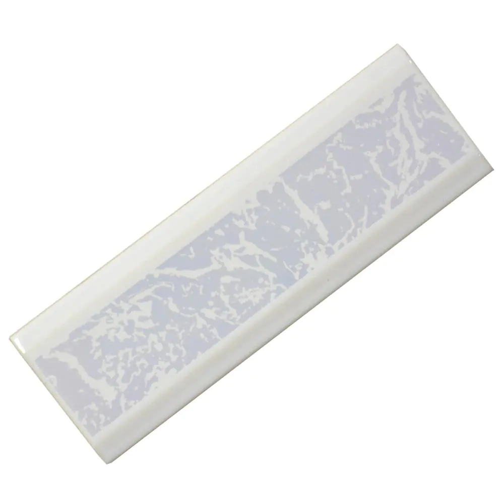 Bordüre Villeroy & Boch Nr.499 1453 EM42 silber weiß 6,5x20 cm I.Sorte