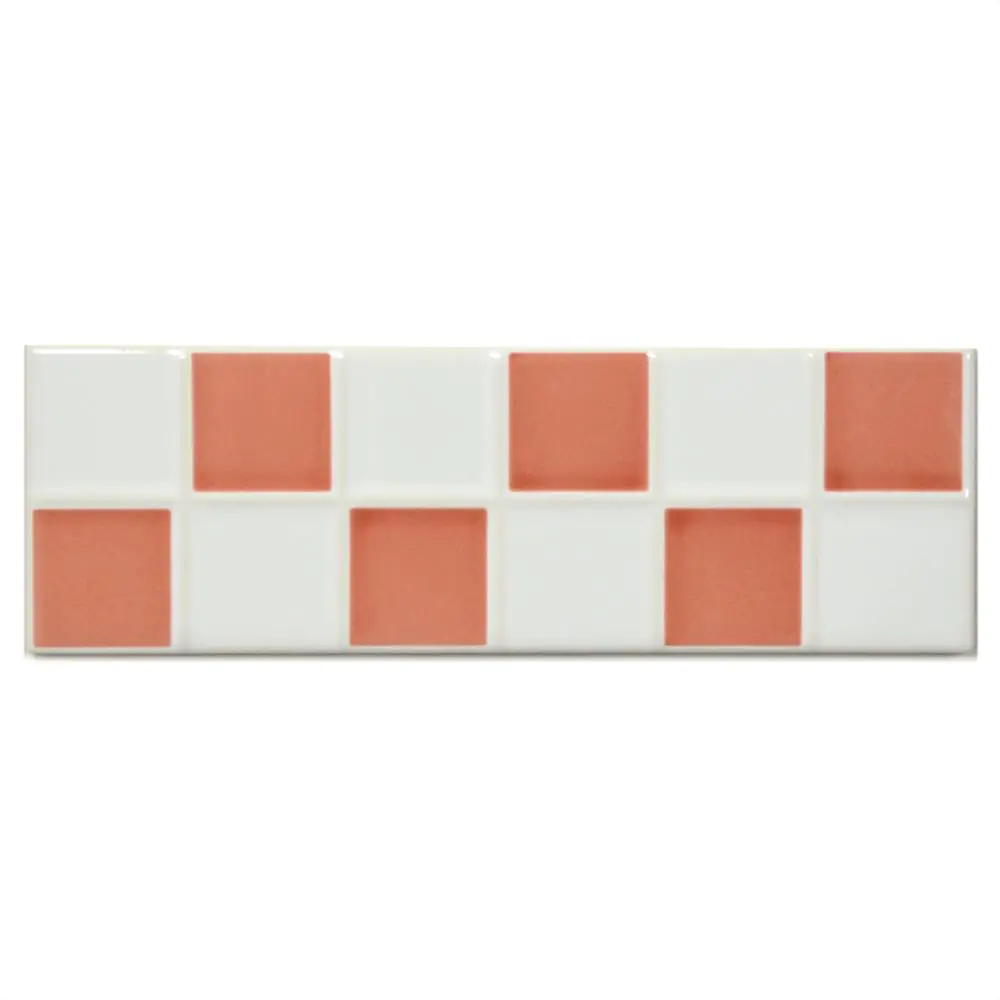 Bordüre Villeroy & Boch 1475 CS23 Creative System korallenrot weiß 6,5x20 cm I.Sorte Bordüre Villeroy & Boch 1475 CS23 Creative System korallenrot weiß 6,5x20 cm I.Sorte