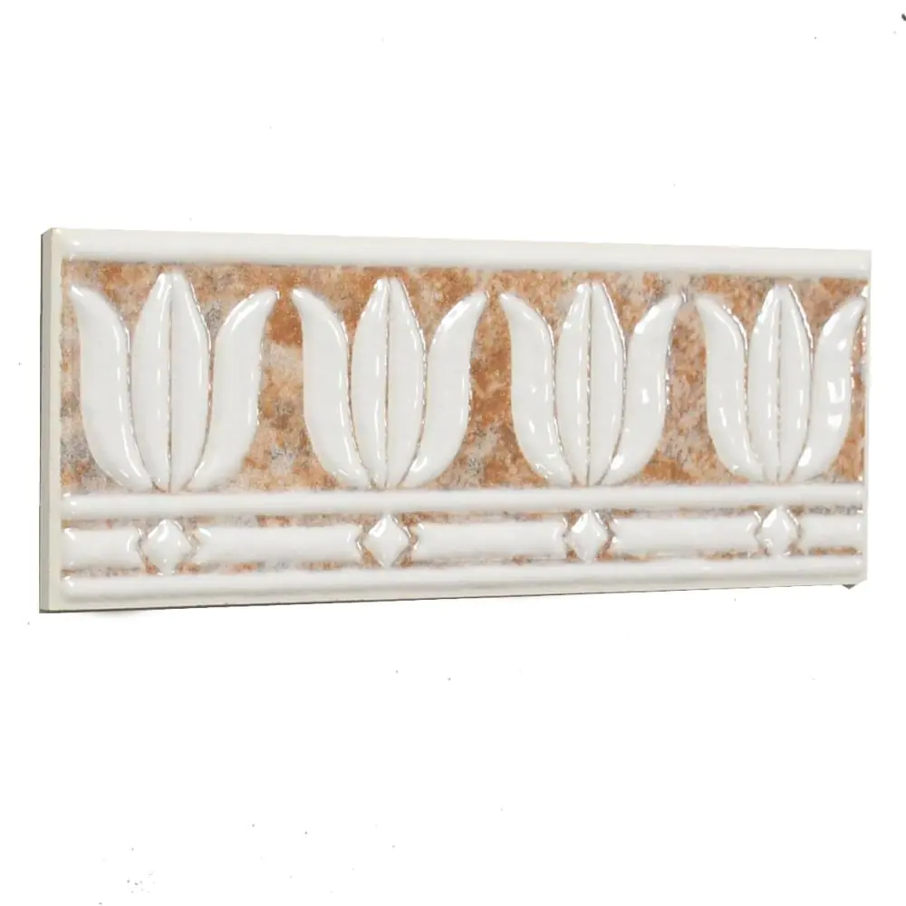 Bordüre Sphinx Nr.902 CF62111 terracotta weiß 7,5x20 cm I.Sorte Bordüre Sphinx Nr.902 CF62111 terracotta weiß 7,5x20 cm I.Sorte