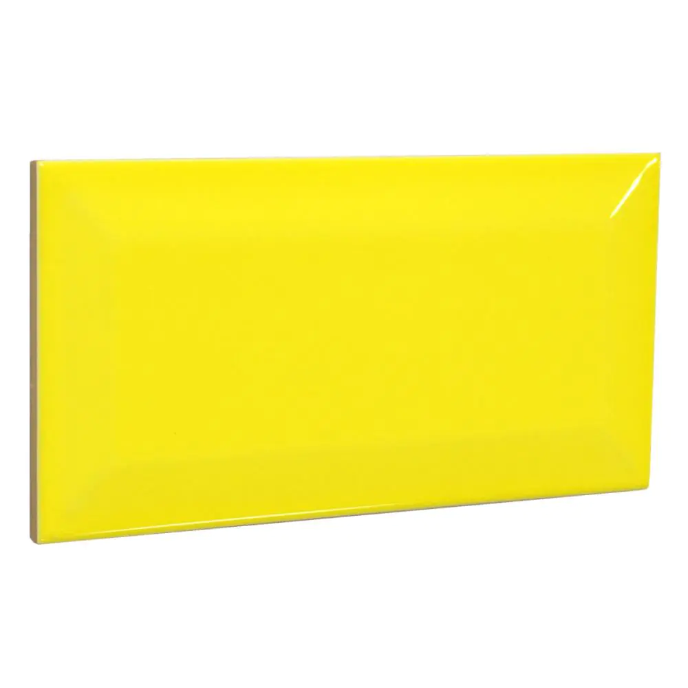 Wandfliese Haju Metro yellow gelb 10x20 cm I.Sorte Wandfliese Haju Metro yellow gelb 10x20 cm I.Sorte