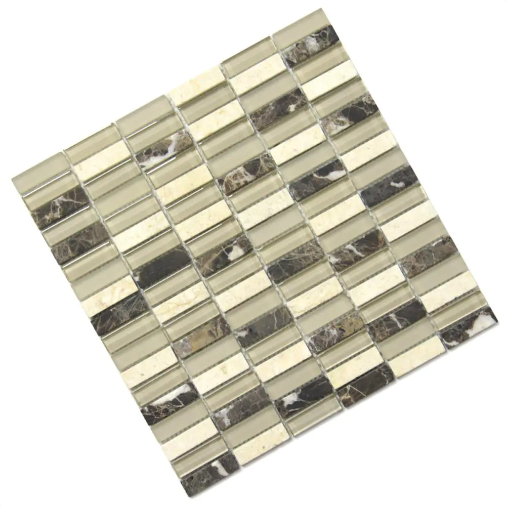 Mosaik HJ SG1548-1 beige creme grau 30x30 cm I.Sorte Mosaik HJ SG1548-1 beige creme grau 30x30 cm I.Sorte