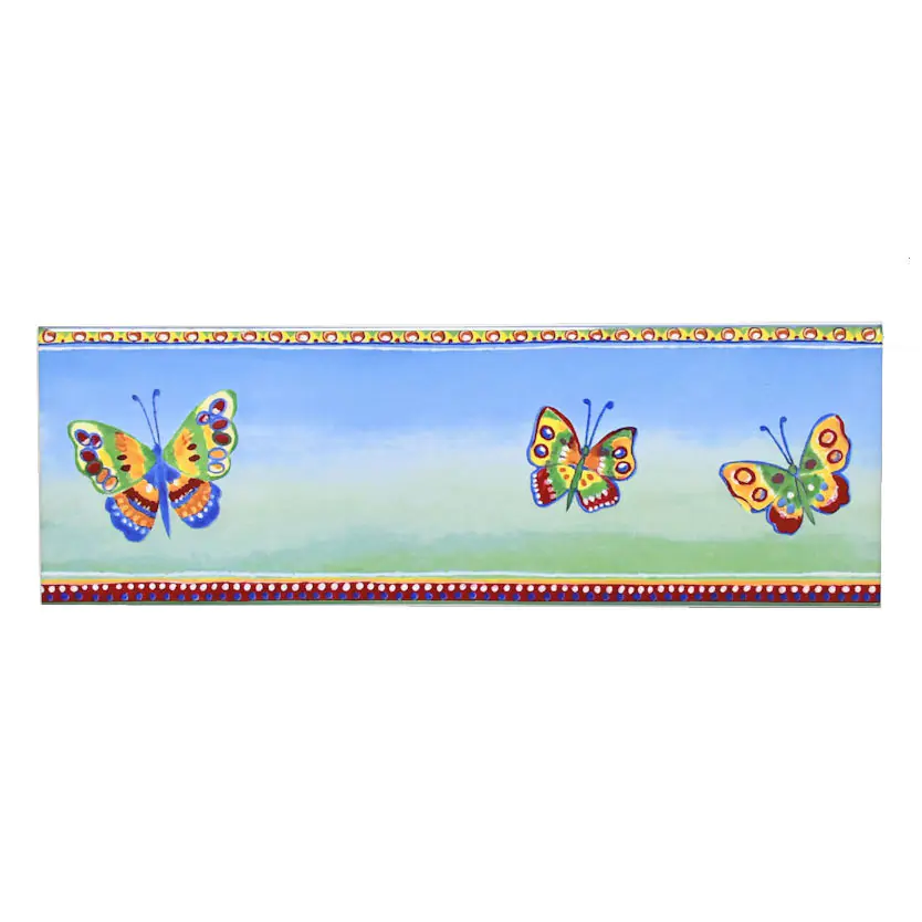 Bordüre Villeroy & Boch Nr.773 1458 D282 Creativa Butterfly mehrfarbig 10x30 cm I.Sorte