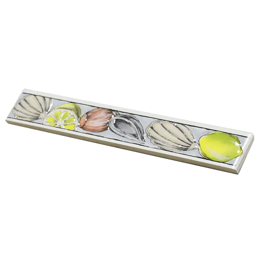 Bordüre Villeroy & Boch Nr.860 1643 LJ66 Lobster mehrfarbig 3x20 cm I.Sorte