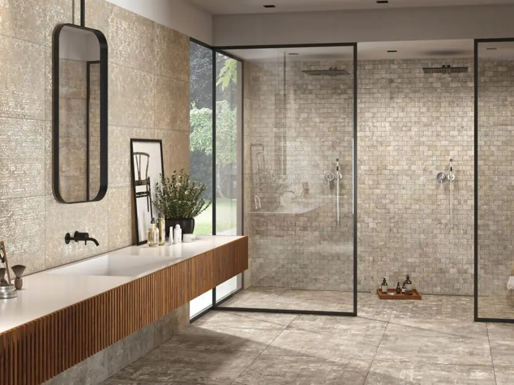 Bodenfliese Rondine J88134 Murales beige decoro 80x80 cm I.Sorte Bodenfliese Rondine J88134 Murales beige decoro 80x80 cm I.Sorte