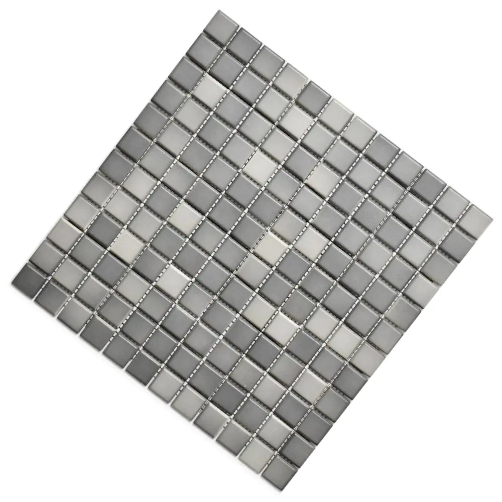 Mosaik Agrob Buchtal 41304H Fresh medium grey mix grau 30x30 cm I.Sorte