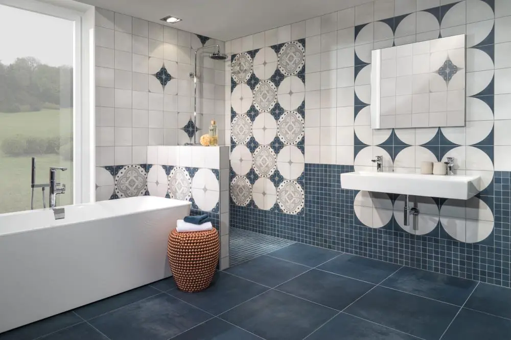 Bodenfliese Dekor Villeroy & Boch 2634 CF9F Century Unlimited grey grau 20x20 cm I.Sorte Bodenfliese Dekor Villeroy & Boch 2634 CF9F Century Unlimited grey grau 20x20 cm I.Sorte