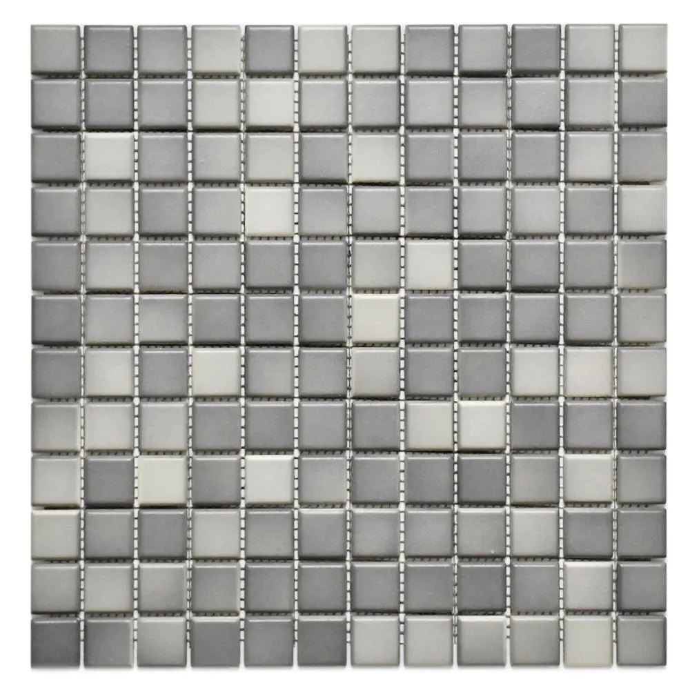 Mosaik Agrob Buchtal 41304H Fresh medium grey mix grau 30x30 cm I.Sorte