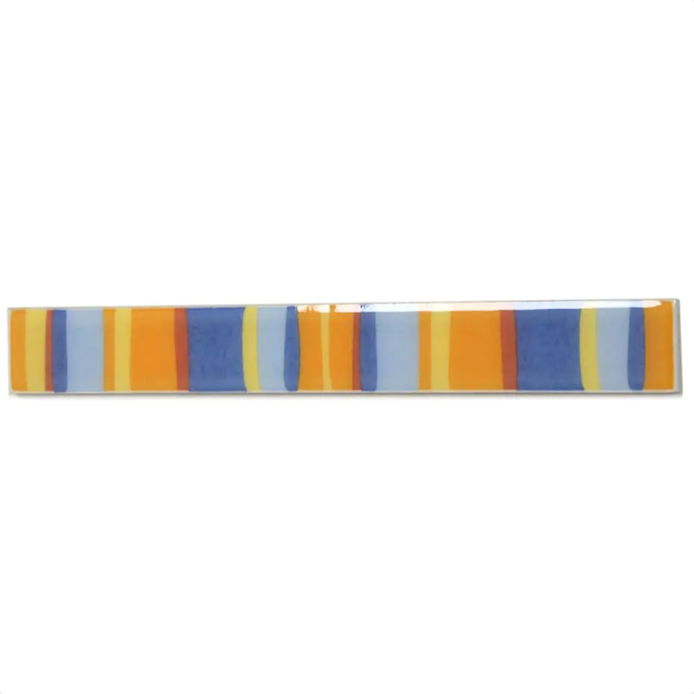 Bordüre Villeroy & Boch 1454 KL36 Enjoy blau orange bunt 3x25 cm I.Sorte Bordüre Villeroy & Boch 1454 KL36 Enjoy blau orange bunt 3x25 cm I.Sorte