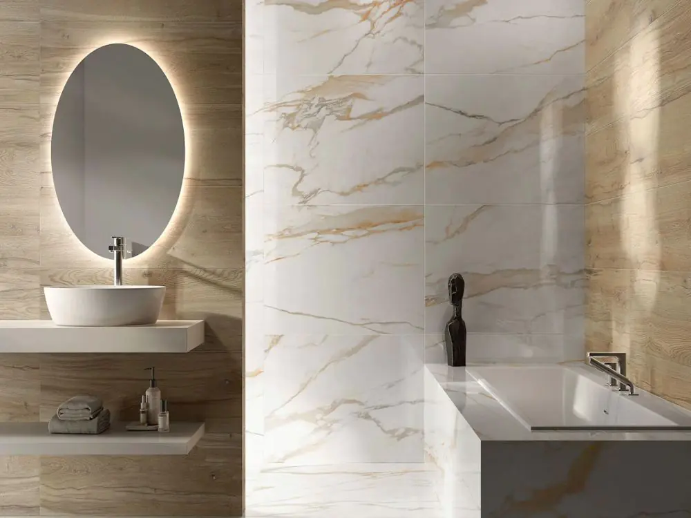 Bodenfliese Villeroy & Boch 2961 M11P Marble Selection calacatta gold beige grau gold 120x120 cm