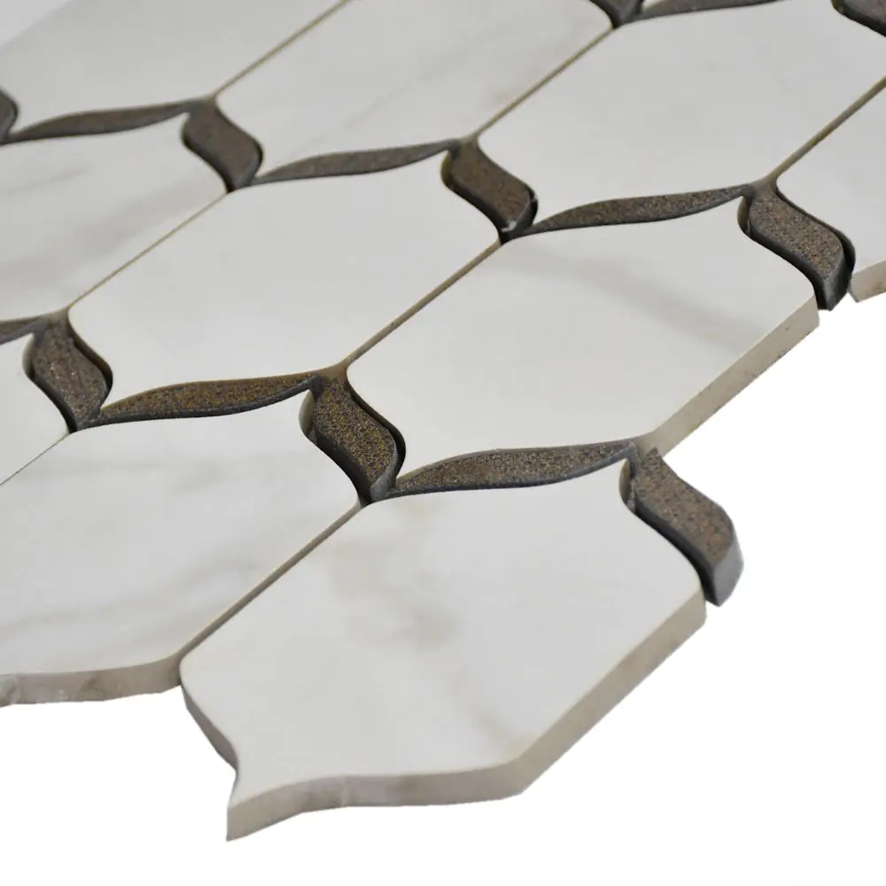 Wandfliese Dekor Villeroy & Boch 2045 ZN1P Nocturne white weiß 20x25 cm I.Sorte