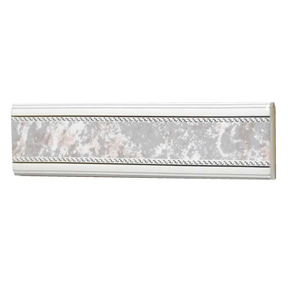 Bordüre Nr.679 LC3020 rosa grau weiß silber 5x20 cm