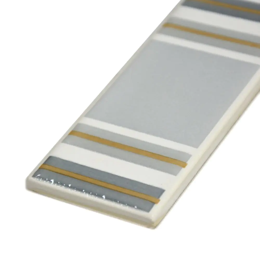 Bordüre Villeroy & Boch Nr.293 1396 BK60 Smart grau mehrfarbig 5x25 cm I.Sorte Bordüre Villeroy & Boch Nr.293 1396 BK60 Smart grau mehrfarbig 5x25 cm I.Sorte