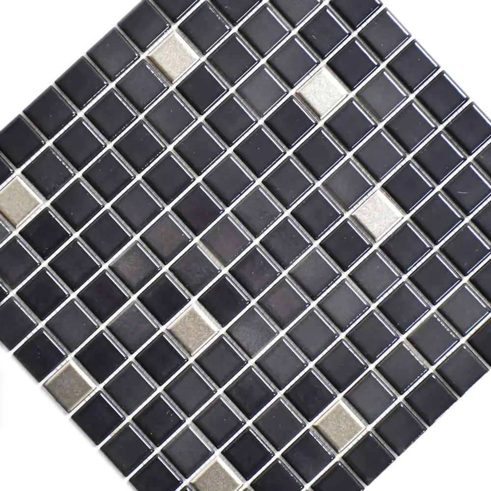 Mosaik Agrob Buchtal 4105 Fresh midnight black-mix metallic 30x30 cm I.Sorte